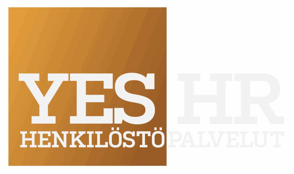 Yes HR henkilöstöpalvelut -logo vaalea, 2000px x 1181px, RGB PNG.